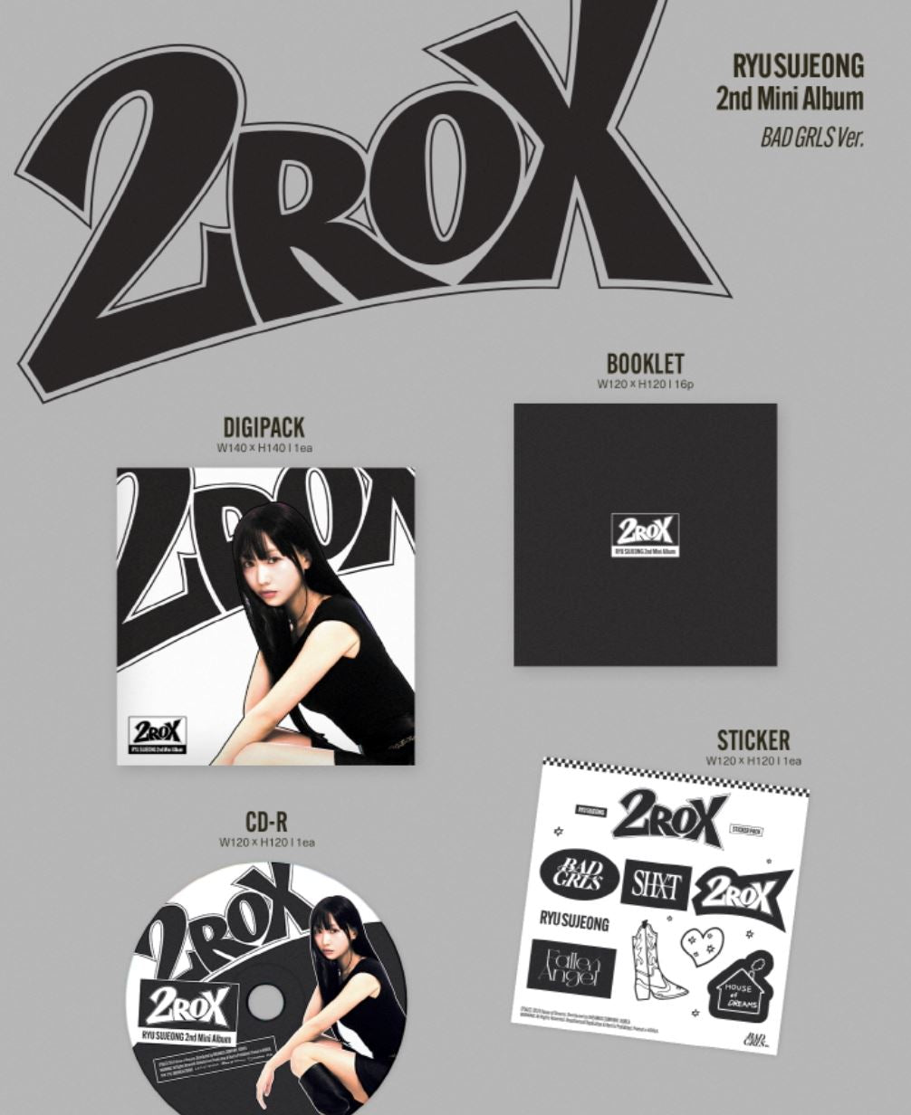 RYU SUJEONG - 2ROX (DIGIPACK) BAD GRLS VER. Nolae