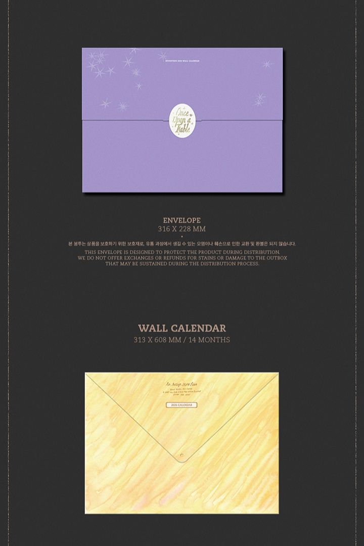 SEVENTEEN - 2026 WALL CALENDAR Nolae