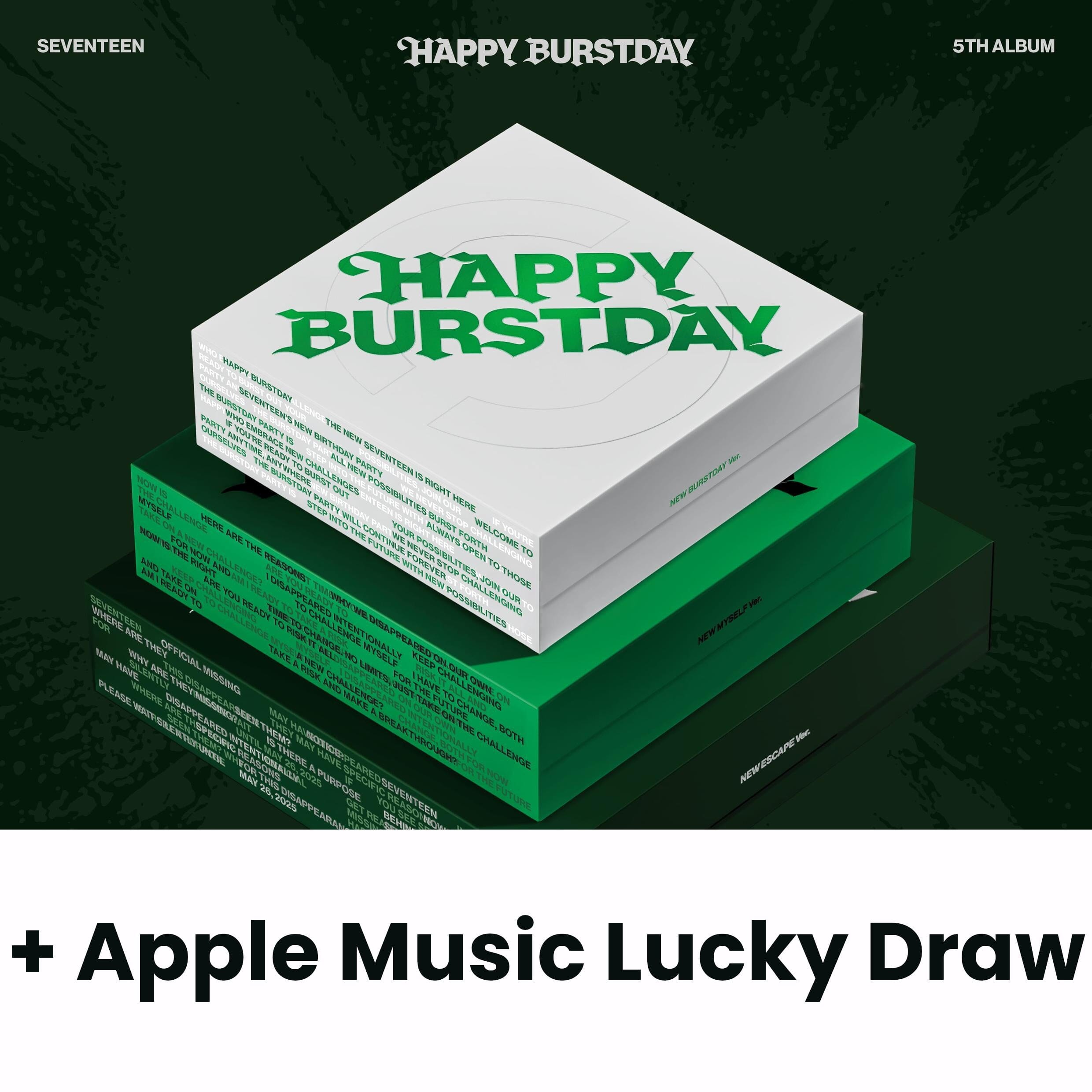seventeen happy burstday applemusic ラキドロ seventeen happy burstday applemusic ラキドロ - メルカリ