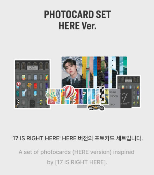 SEVENTEEN - PHOTOCARD SET (SEVENTEEN BEST ALBUM - 17 IS RIGHT HERE) Nolae