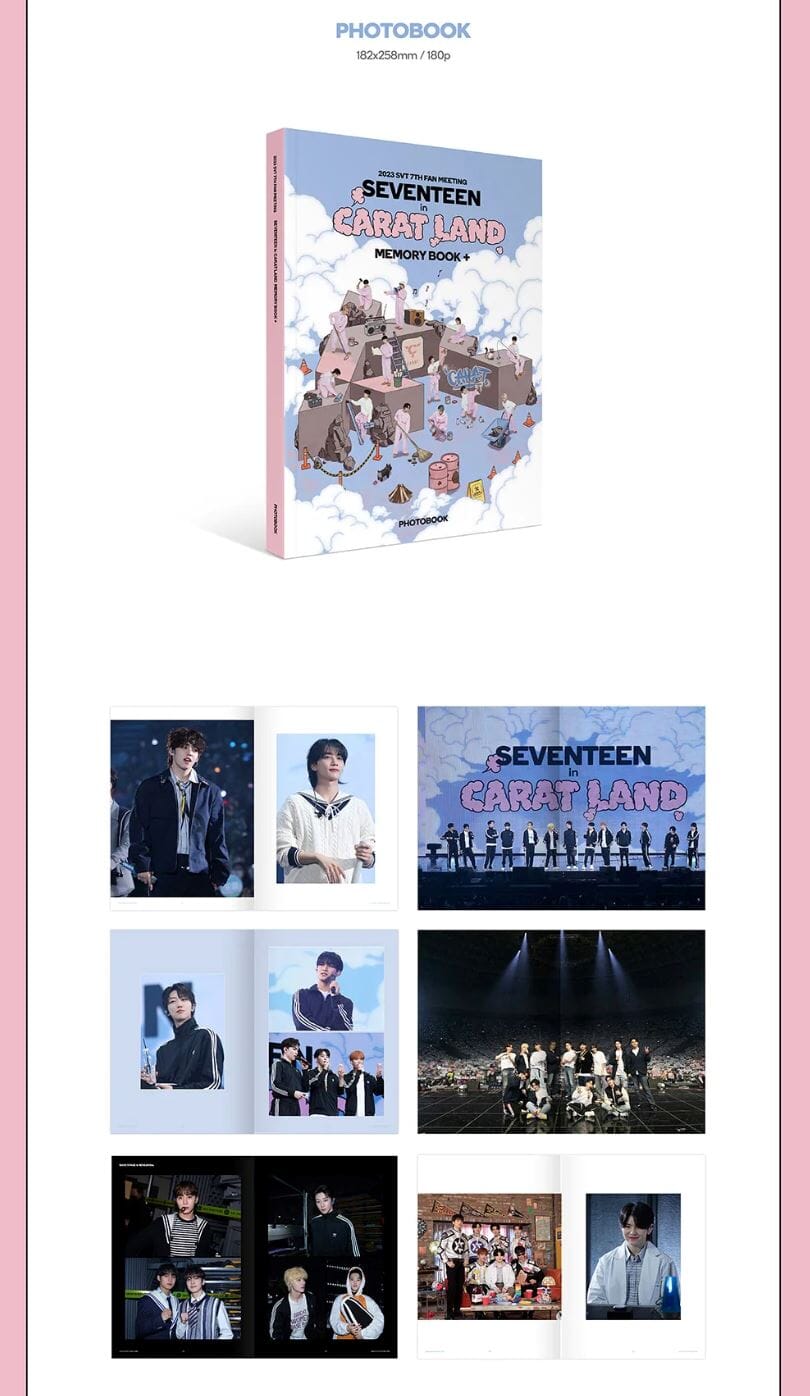 SEVENTEEN - SEVENTEEN in CARAT LAND (MEMORY BOOK + DIGITAL CODE) + Weverse Gift Nolae