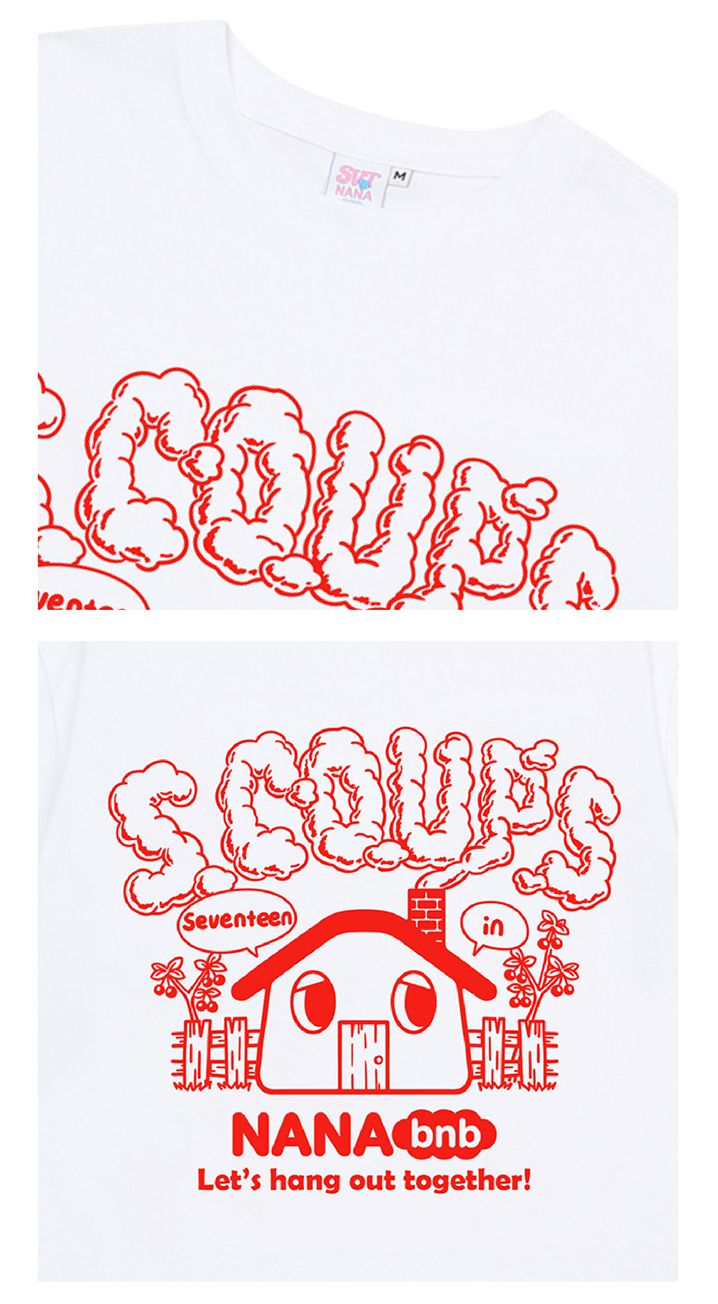 SEVENTEEN - T-SHIRT ('NANA BNB WITH SEVENTEEN' OFFICIAL MD) Nolae