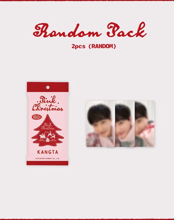 SM ARTISTS - PHOTO CARD RANDOM PACK (2024 PINK CHRISTMAS) Nolae