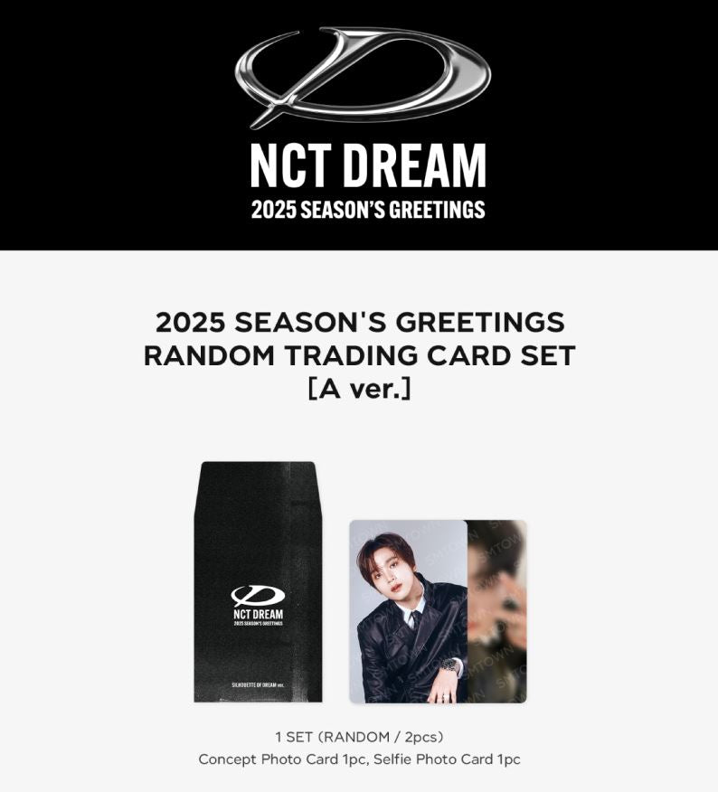 SM ARTISTS - RANDOM TRADING CARD SET (2025 SEASON’S GREETINGS OFFICIAL MD) Nolae