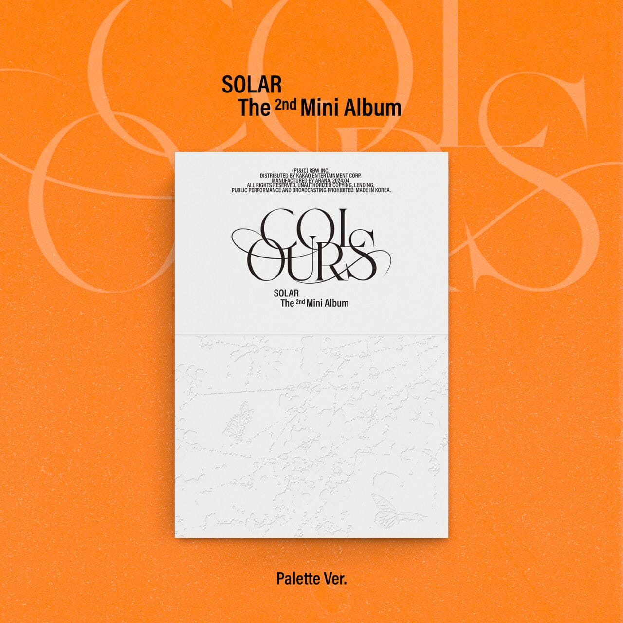 SOLAR (MAMAMOO) - COLOURS (THE 2ND MINI ALBUM) PALETTE VER. Nolae