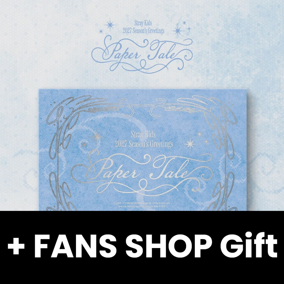 STRAY KIDS - 2027 SEASON'S GREETINGS (PAPER TALE) + FANS SHOP Gift Nolae