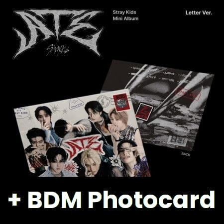 STRAY KIDS - ATE (9TH MINI ALBUM) LETTER VER. + BDM Photocard Nolae