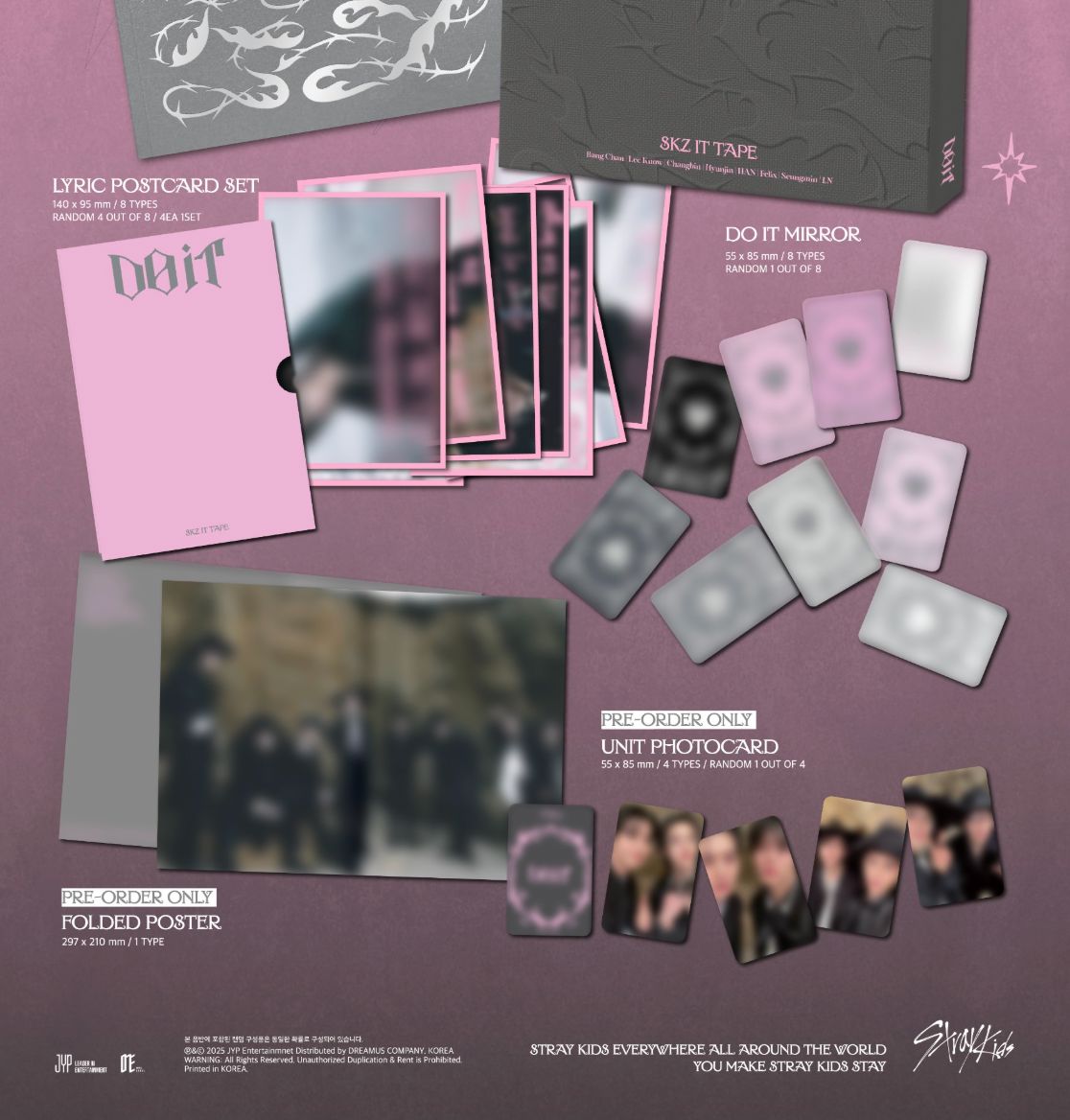 STRAY KIDS - DO IT (DO VER.) (LIMITED) + Makestar Photocard Nolae