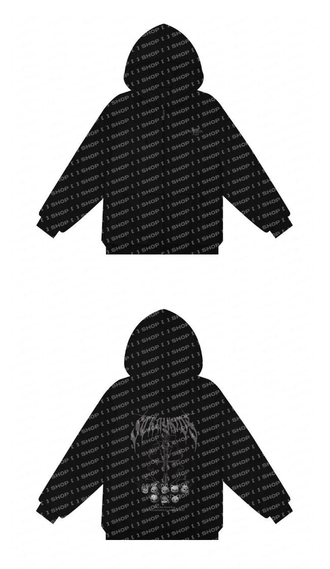 EVIL SKZOO HOOD ZIP-UP スキズ フーディー STRAY KIDS - EVIL SKZOO HOOD ZIP-UP (DOMINATE WORLD TOUR OFFICIAL MD)