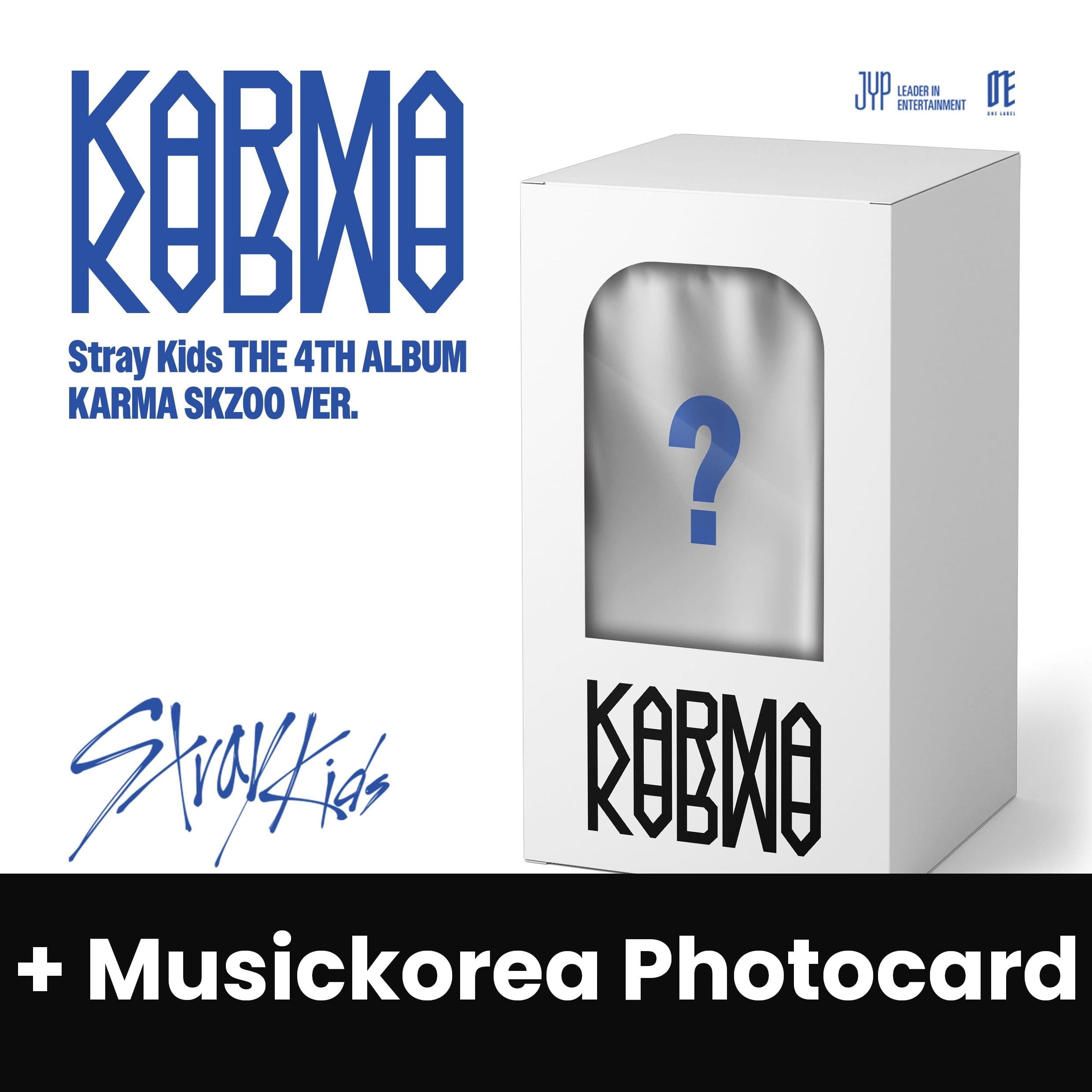 STRAY KIDS - KARMA (SKZOO VER.) + Musickorea Photocard Nolae