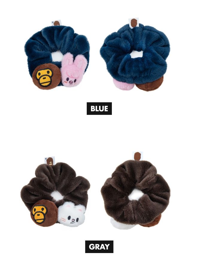 STRAY KIDS - SCRUNCHIES & METAL PINS (BAPE X STRAY KIDS MD)