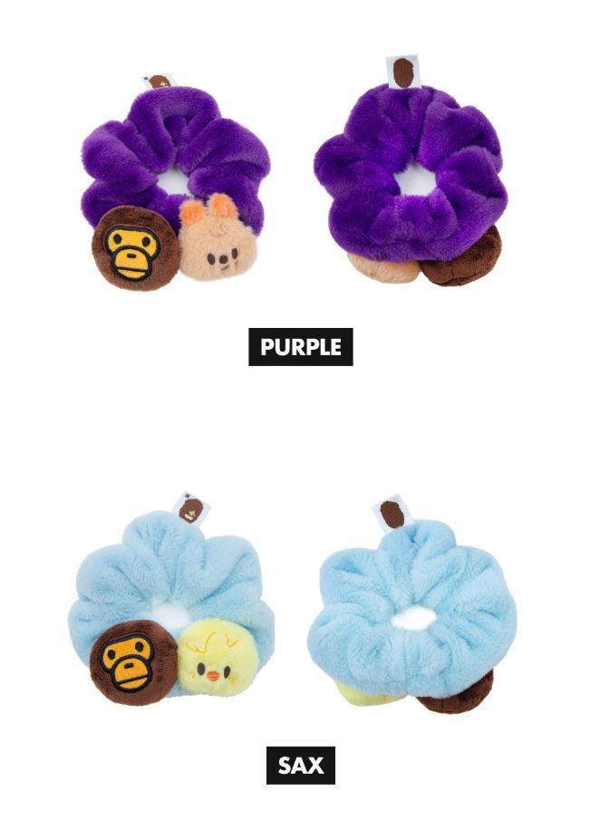 STRAY KIDS - SCRUNCHIES & METAL PINS (BAPE X STRAY KIDS MD) Nolae