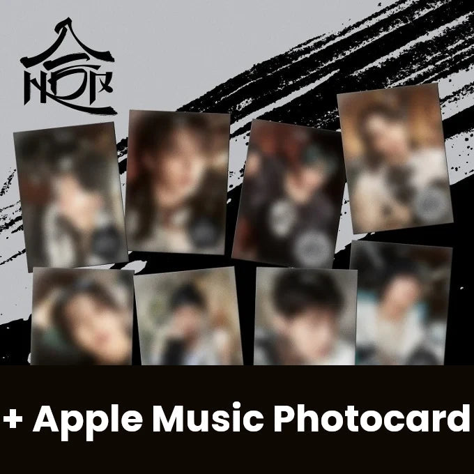 STRAY KIDS - SKZHOP HIPTAPE ‘合 (HOP)’ (ACCORDION VER.) + Apple Music Photocard Nolae