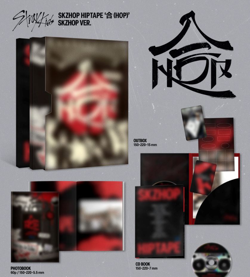 STRAY KIDS - SKZHOP HIPTAPE ‘合 (HOP)’ (SKZHOP VER.) + Dear My Muse Photocard Nolae