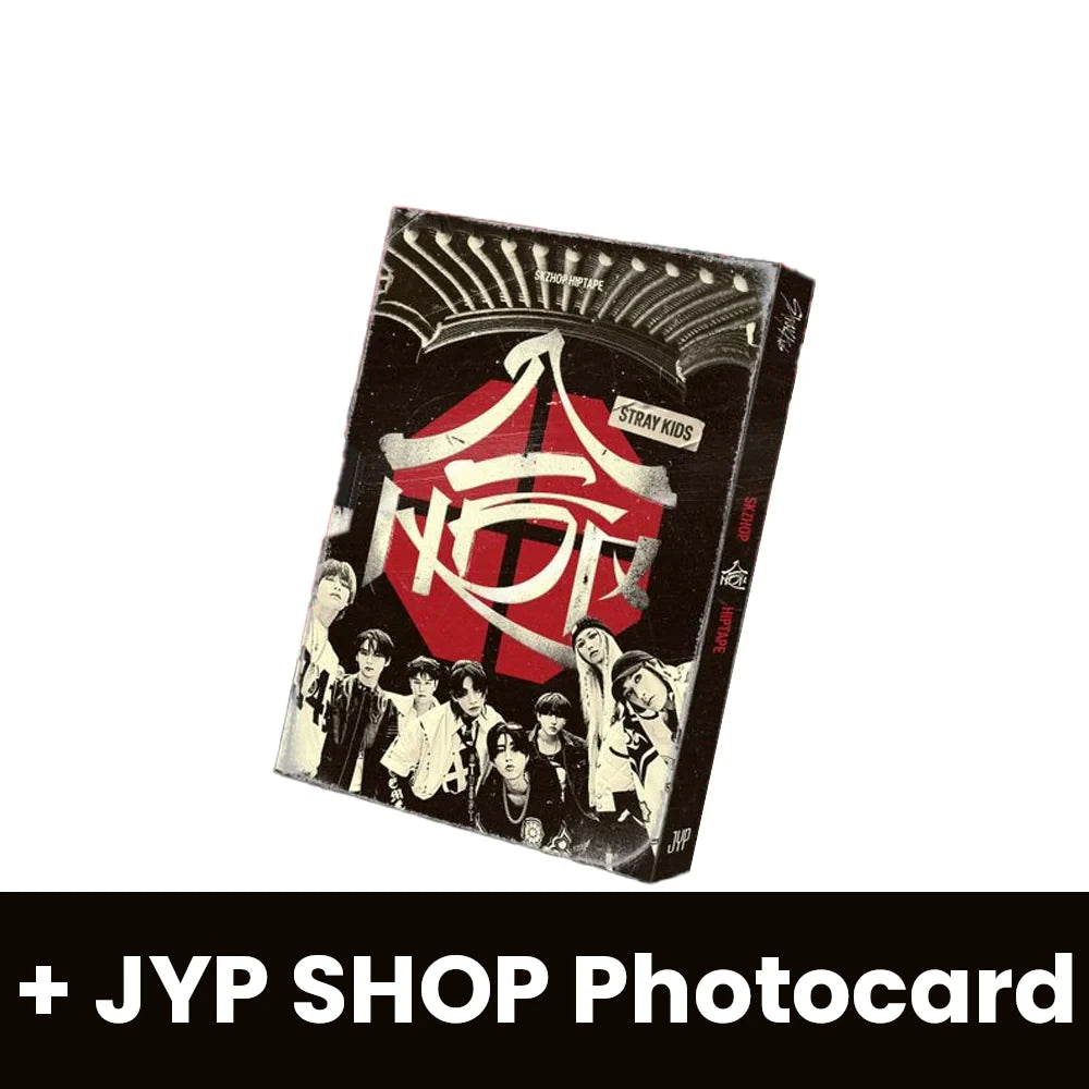 STRAY KIDS - SKZHOP HIPTAPE ‘合 (HOP)’ (SKZHOP VER.) + JYP SHOP Photocard Nolae