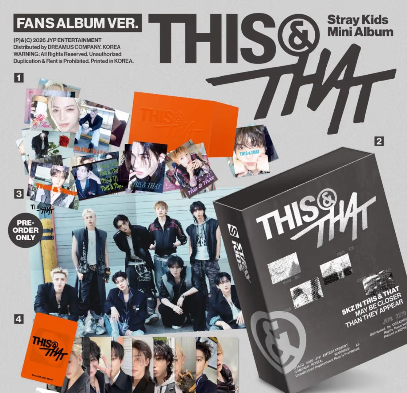 STRAY KIDS - THIS & THAT (FANS ALBUM VER.) + Aladin Gift Nolae