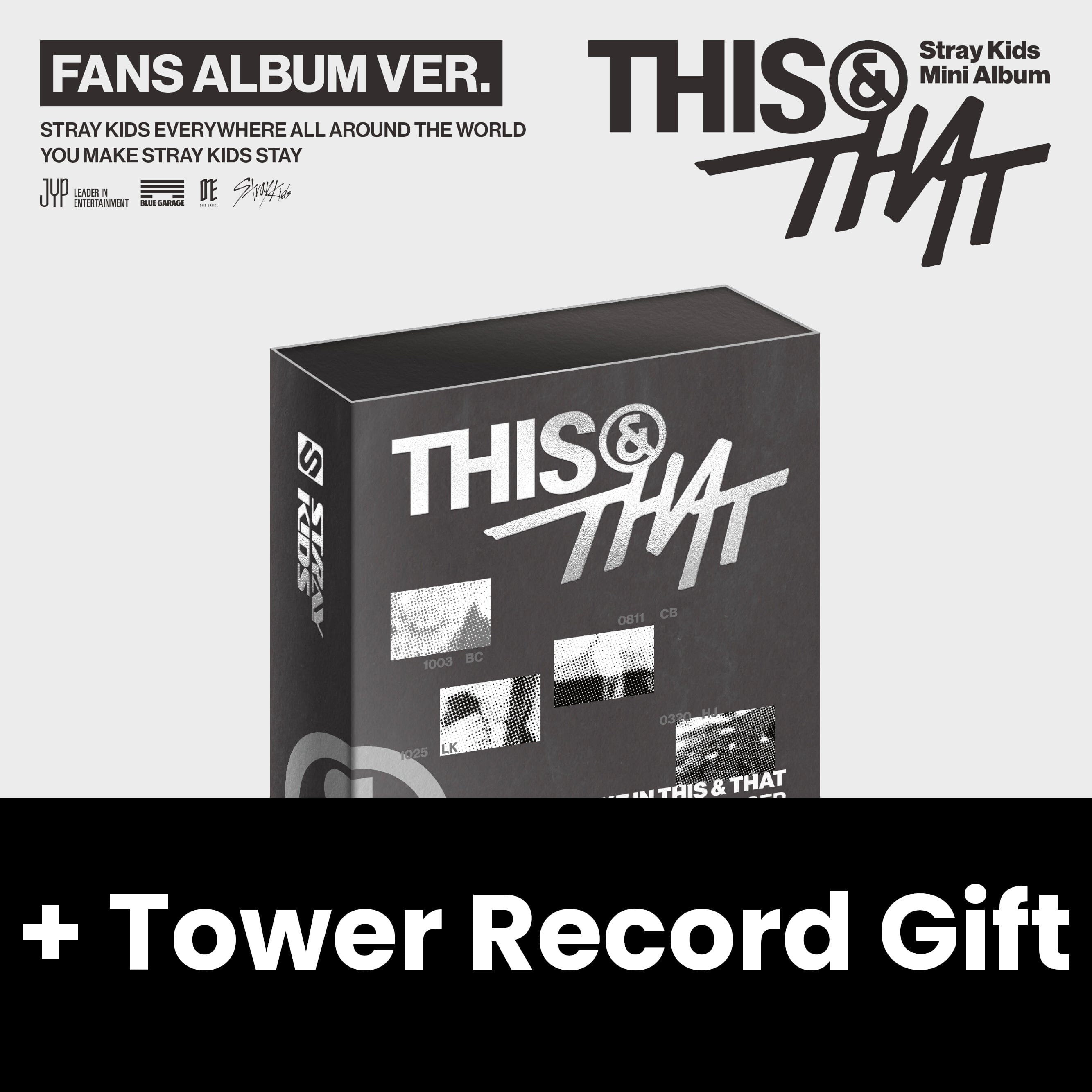 STRAY KIDS - THIS & THAT (FANS ALBUM VER.) + Tower Record Gift Nolae