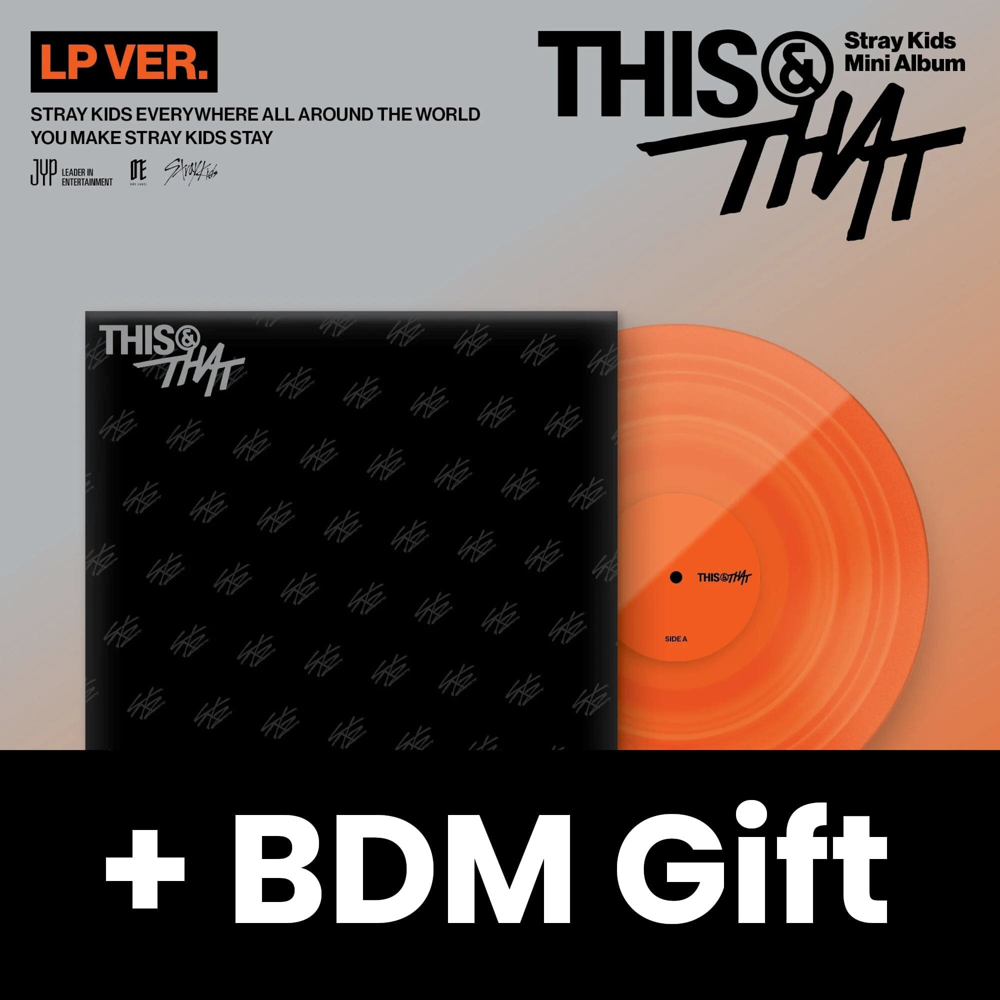 STRAY KIDS - THIS & THAT (LP VER.) (LIMITED) + BDM Gift Nolae