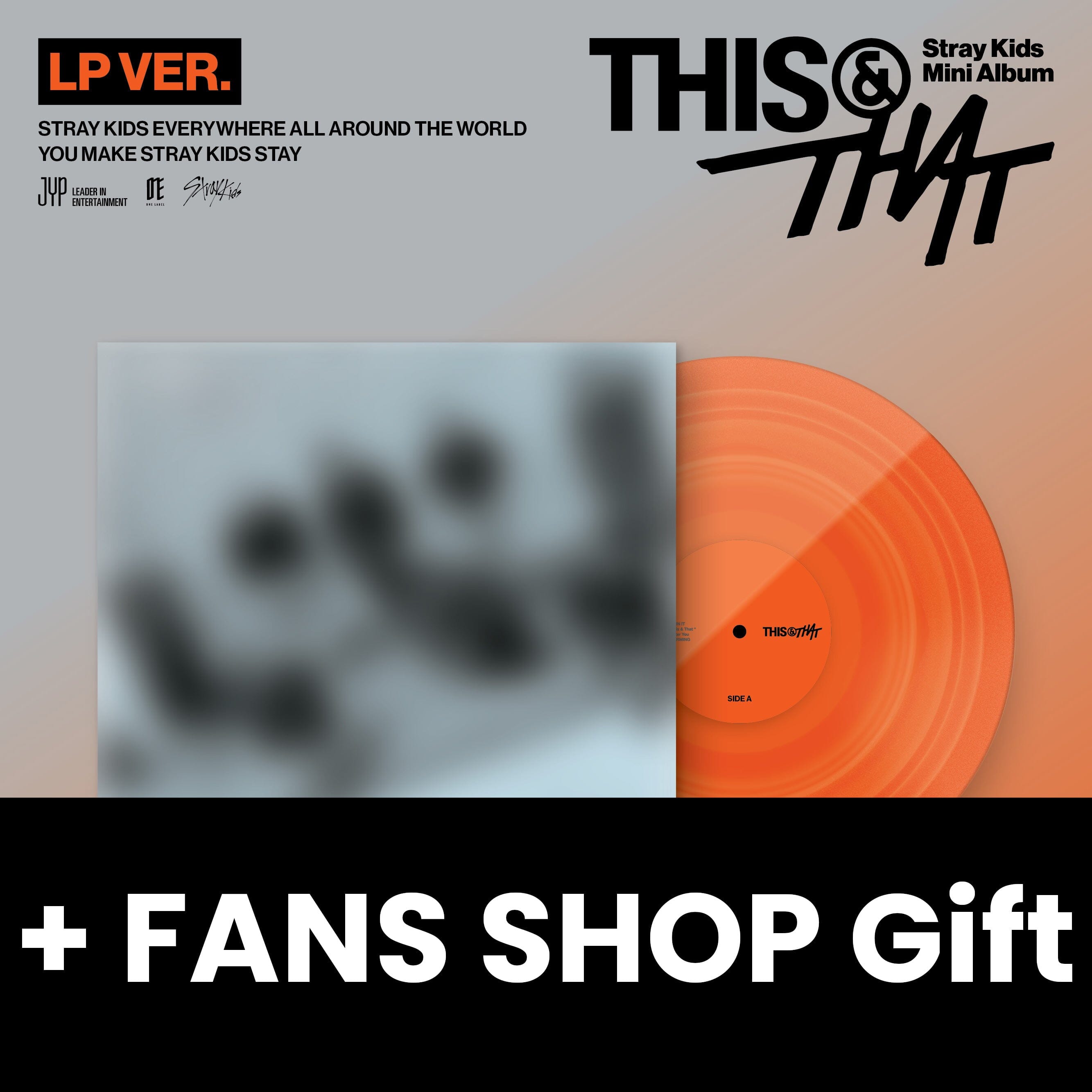 STRAY KIDS - THIS & THAT (LP VER.) (LIMITED) + FANS SHOP Gift Nolae
