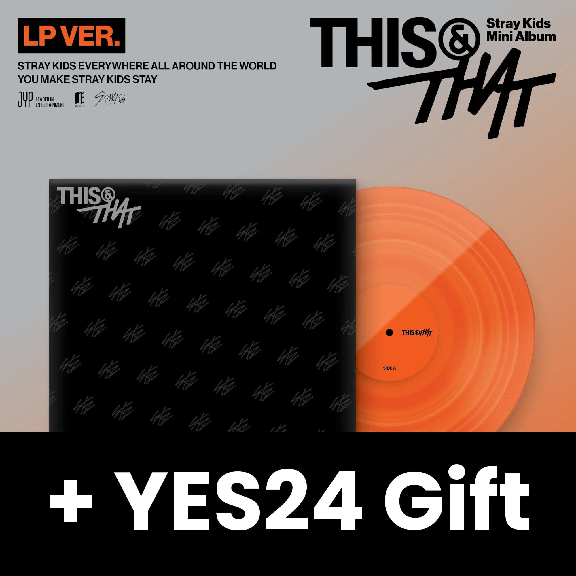 STRAY KIDS - THIS & THAT (LP VER.) (LIMITED) + YES24 Gift Nolae