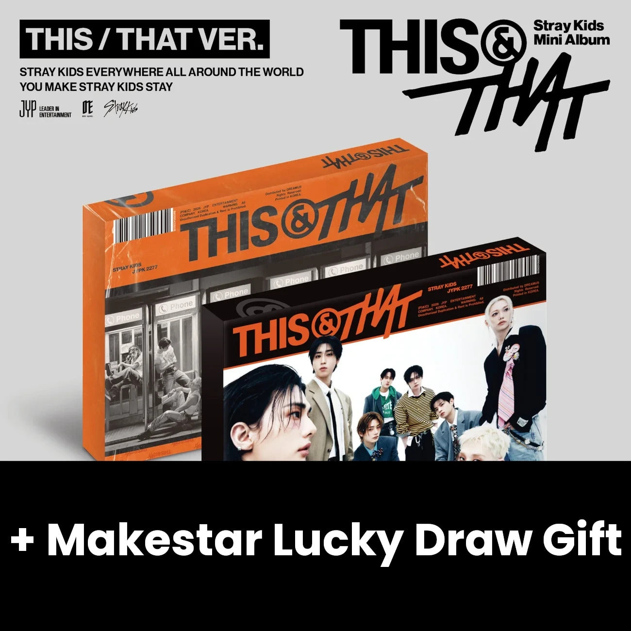 STRAY KIDS - THIS & THAT + Makestar Lucky Draw Gift