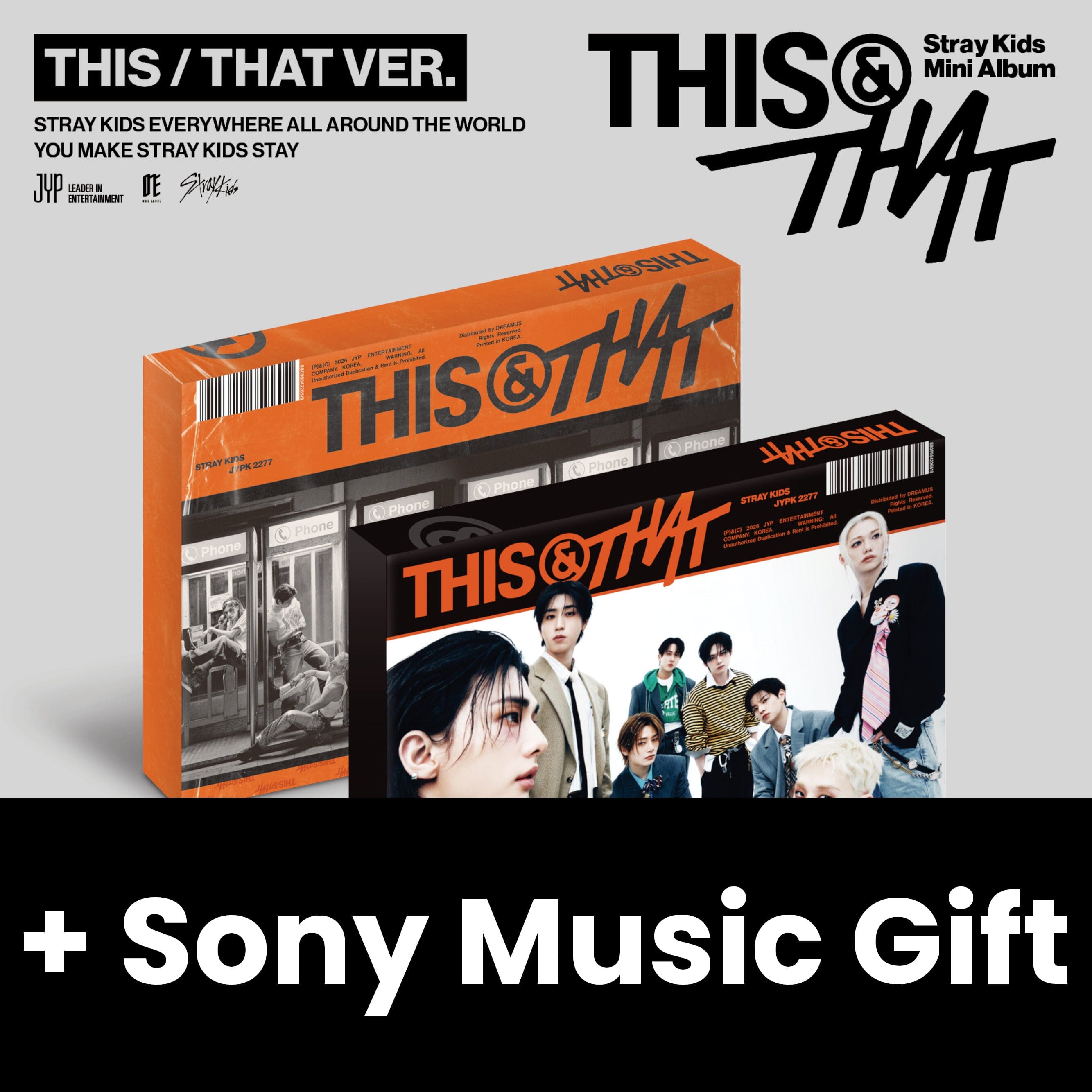 STRAY KIDS - THIS & THAT + Sony Music Gift Nolae