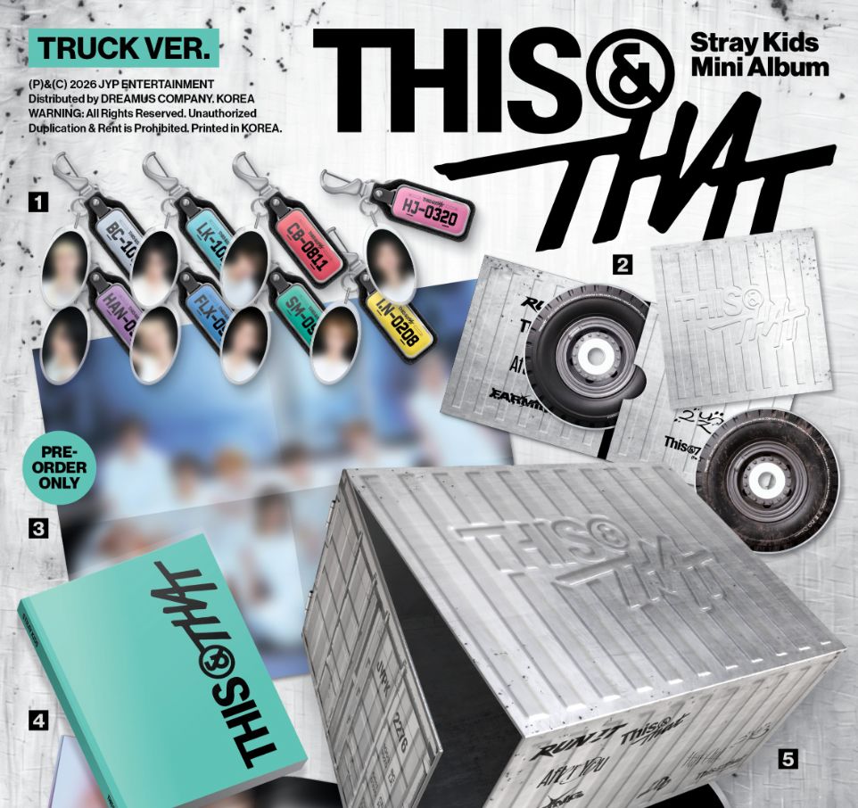 STRAY KIDS - THIS & THAT (TRUCK VER.) (LIMITED) + Dear My Muse Gift Nolae