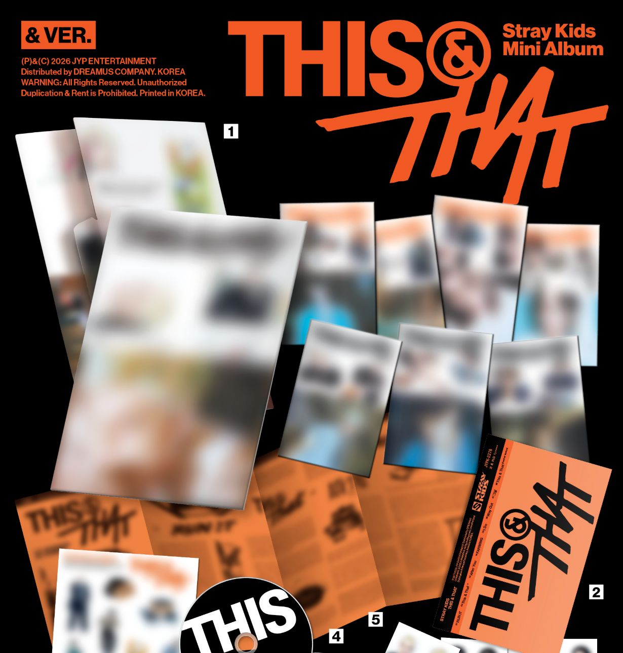 STRAY KIDS - THIS & THAT (& VER.) + FANS SHOP Gift Nolae