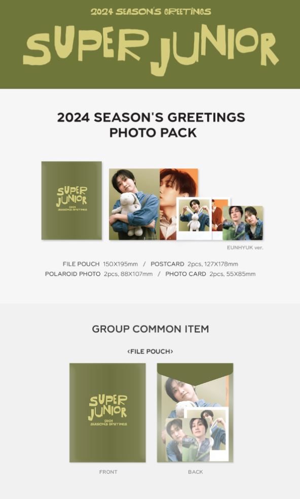 SUPER JUNIOR - PHOTO PACK (2024 SEASON'S GREETINGS OFFICIAL MD) Nolae