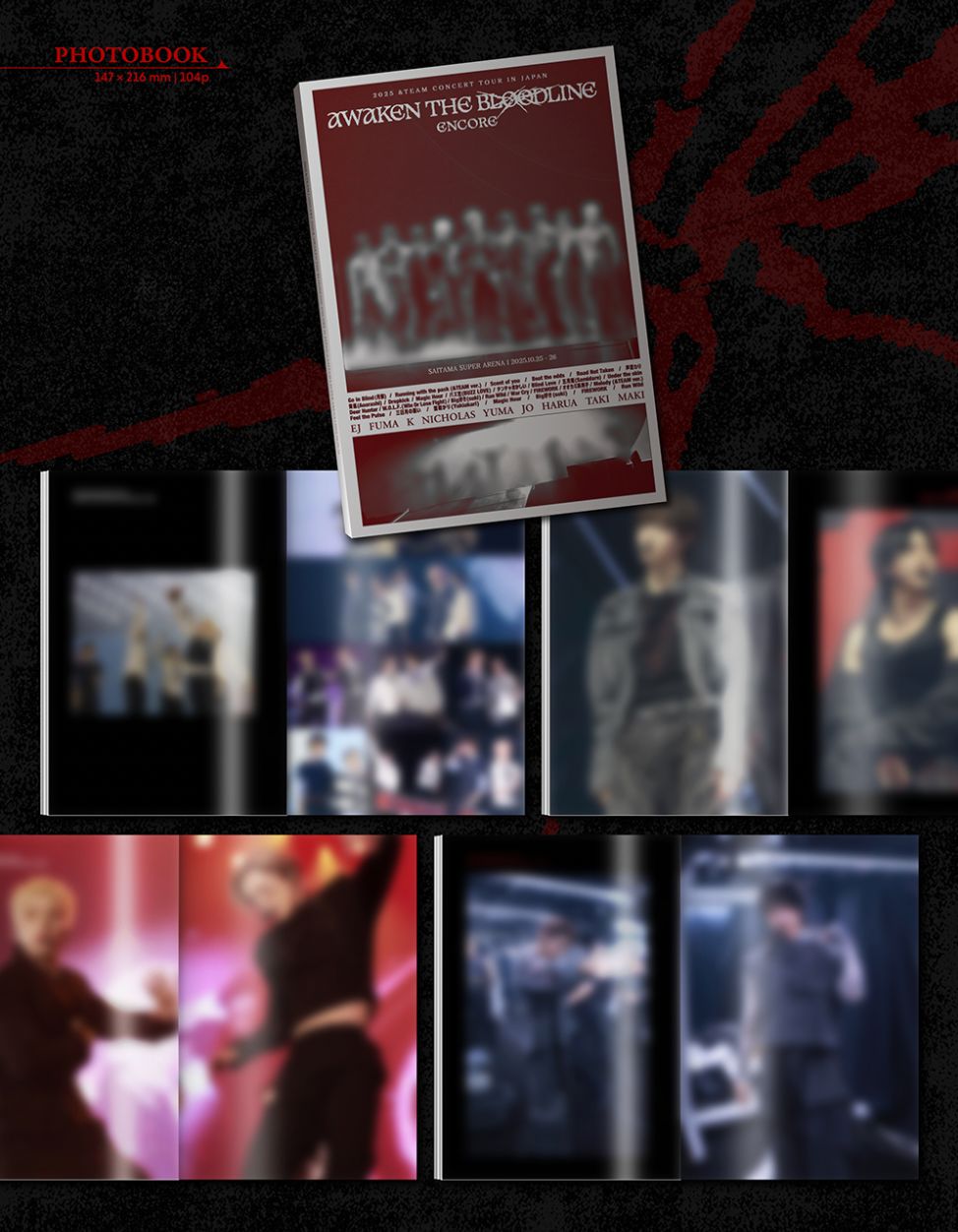 &TEAM - 2025 CONCERT TOUR ENCORE IN JAPAN 'AWAKEN THE BLOODLINE' + Postcard Nolae