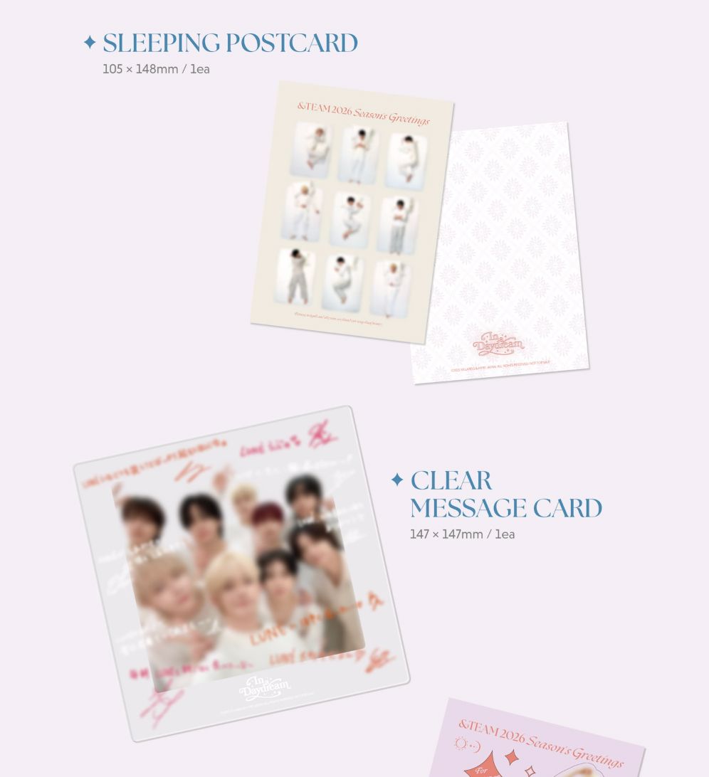 &TEAM - 2025 SEASON'S GREETINGS (IN A DAYDREAM) Nolae