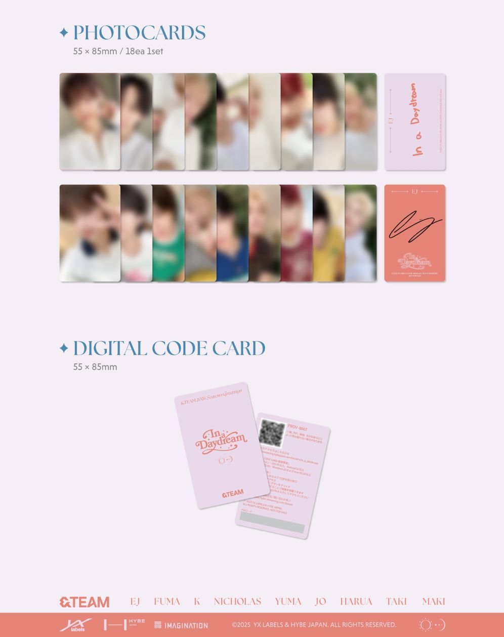 &TEAM - 2025 SEASON'S GREETINGS (IN A DAYDREAM) Nolae