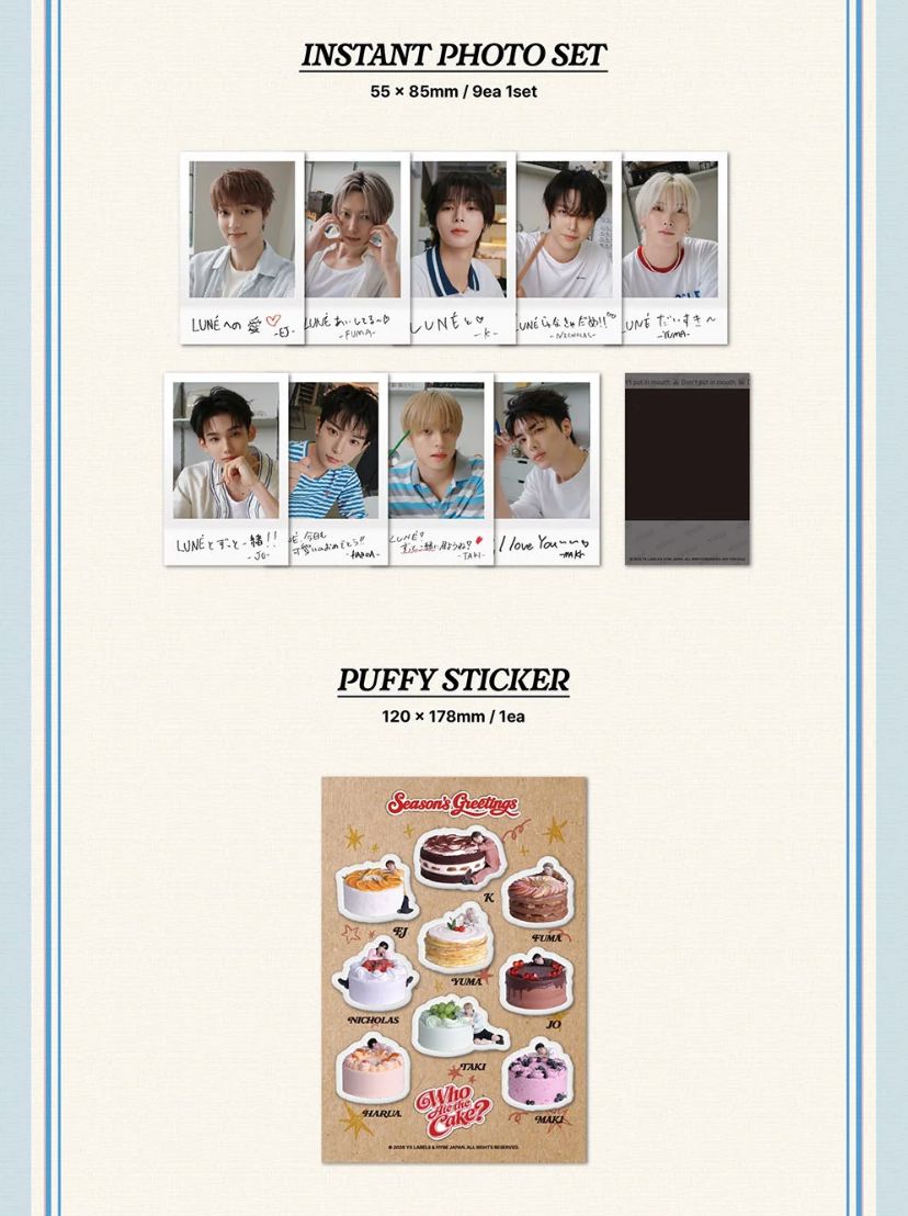 &TEAM - 2027 SEASON'S GREETINGS (WHO ATE THE CAKE?) + Special Gift Nolae
