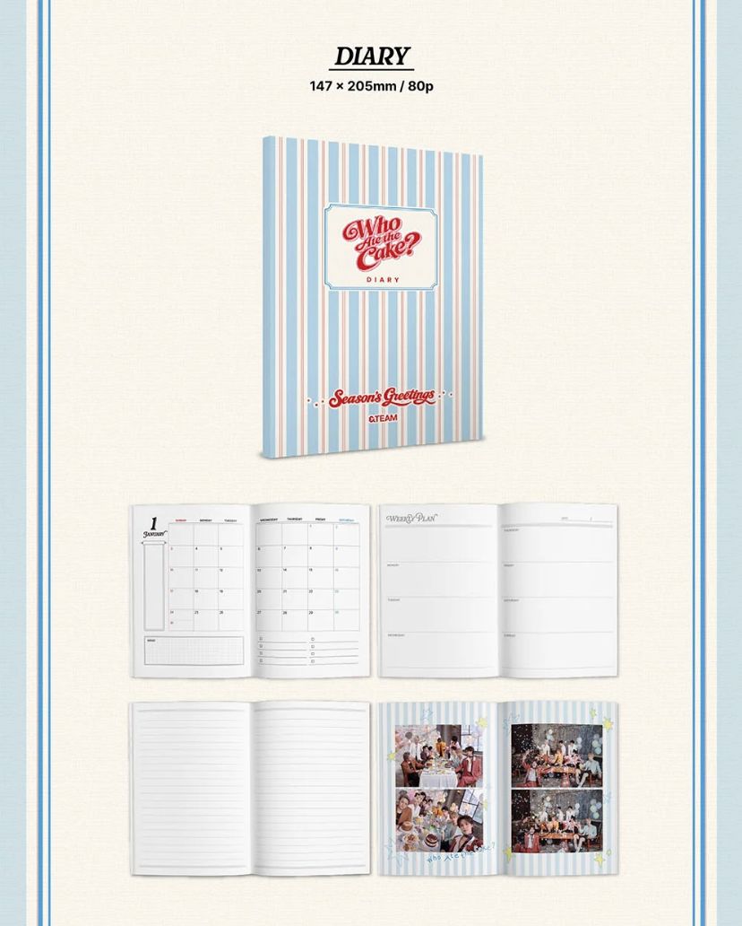 &TEAM - 2027 SEASON'S GREETINGS (WHO ATE THE CAKE?) + Special Gift Nolae