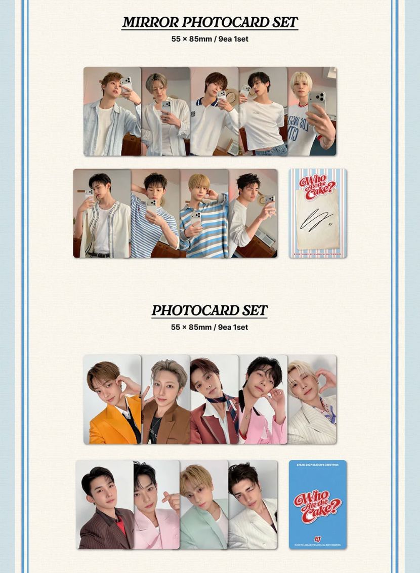 &TEAM - 2027 SEASON'S GREETINGS (WHO ATE THE CAKE?) + Special Gift Nolae