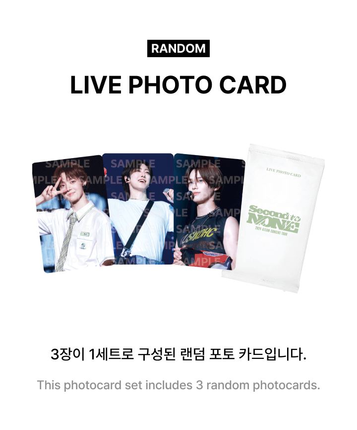 &TEAM - CONCERT TOUR 'SECOND TO NONE' PHOTO CARD Nolae