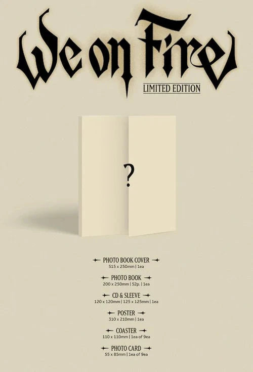 &TEAM - WE ON FIRE + EARLY-BIRD Weverse Gift Nolae