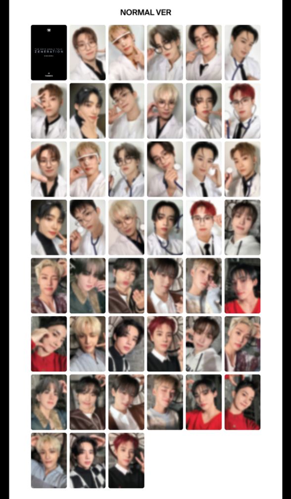 THE BOYZ - TRADING CARD (THE BOYZ WORLD TOUR : ZENERATION ENCORE MD) Nolae