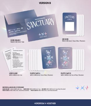 TOMORROW X TOGETHER (TXT) - SANCTUARY (WEVERSE ALBUM VER.) SET + WEVERSE GIFT Nolae