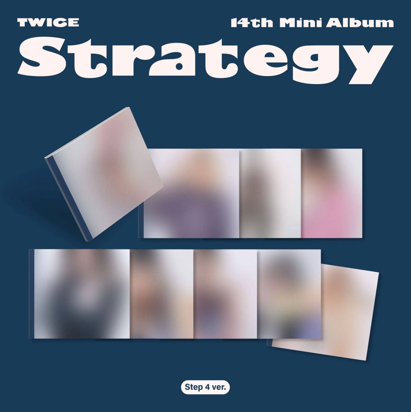 TWICE - STRATEGY (STEP 4 VER.) + JYP SHOP Photocards Nolae