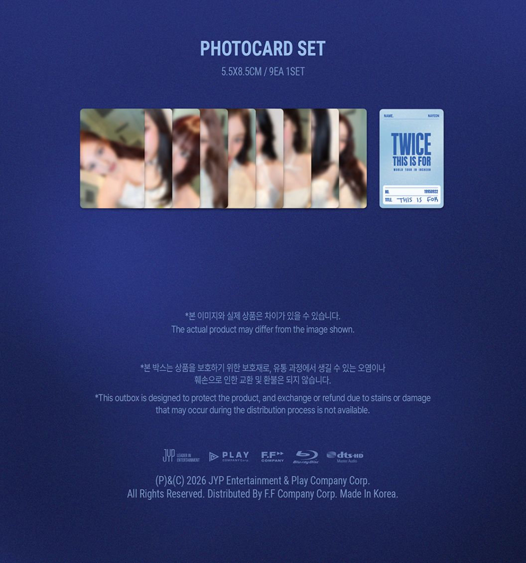 Acquista il DVD & Blu-Ray del World Tour TWICE THIS IS FOR – Incheon
