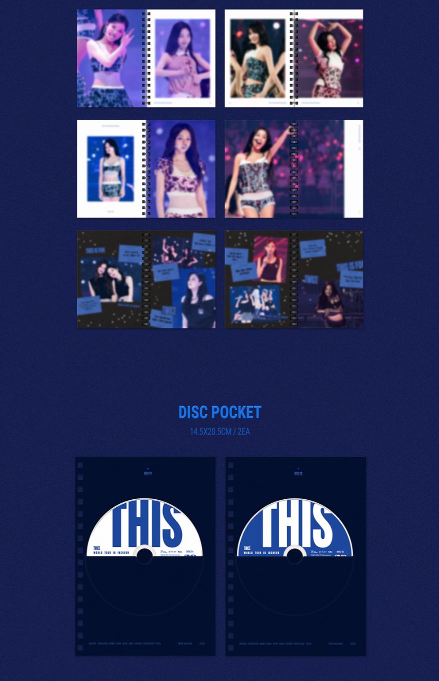 TWICE - 'THIS IS FOR' WORLD TOUR IN INCHEON (DVD & BLU-RAY) + Original Ticket Nolae