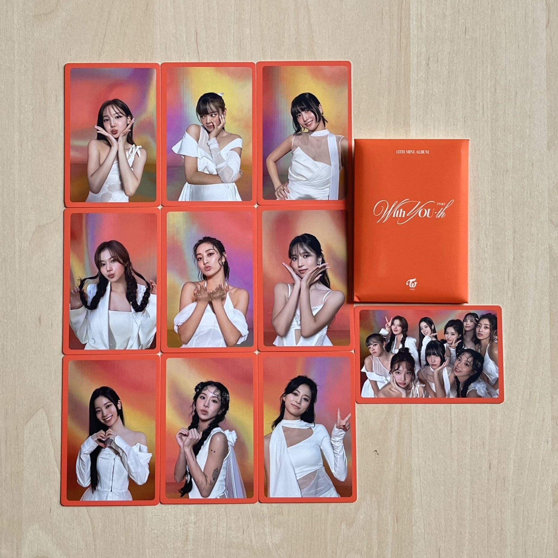 TWICE - WITH YOU-TH (13TH MINI ALBUM) - POB Photocard Set