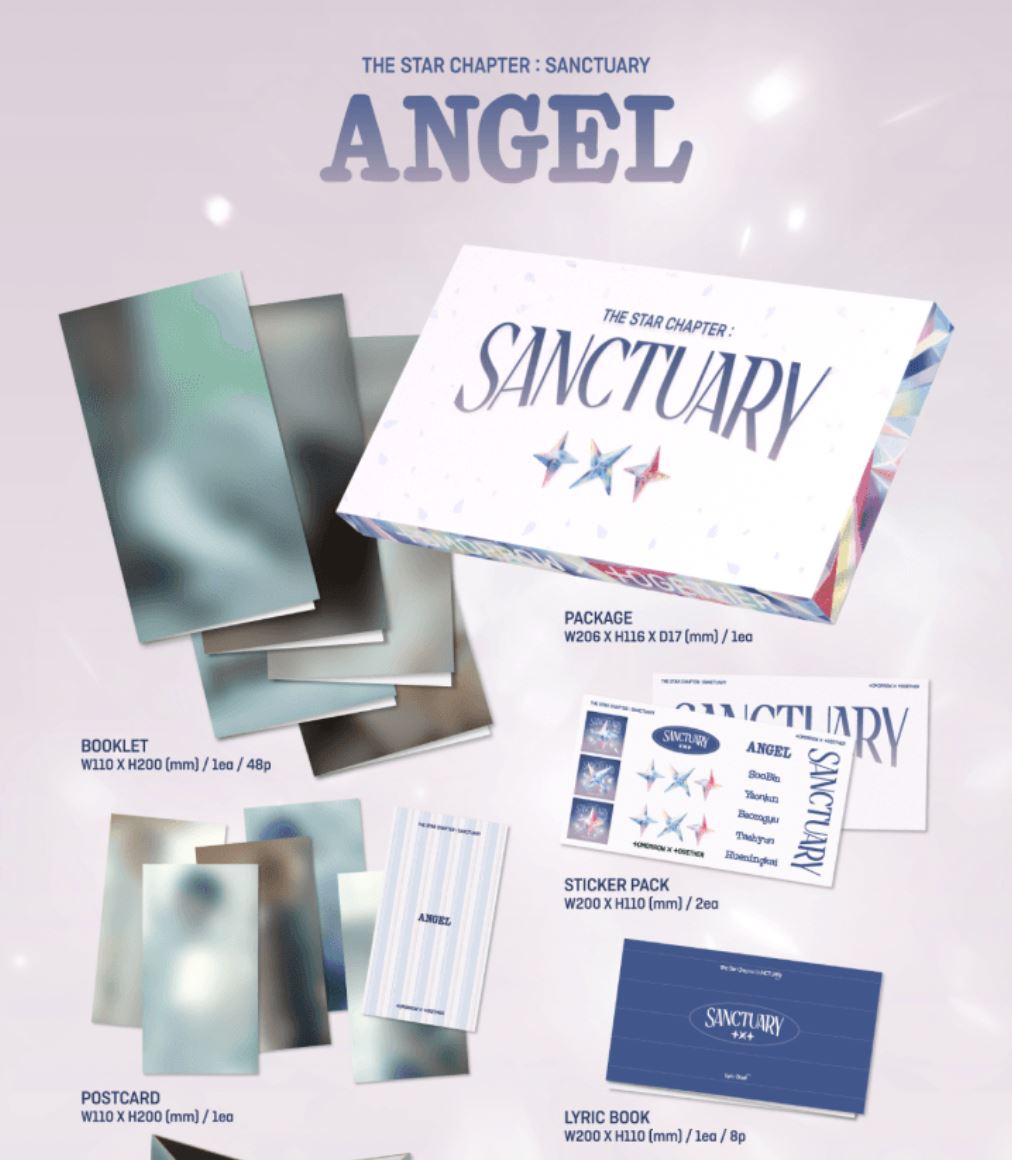 TXT - SANCTUARY (ANGEL VER.) SET + Weverse Gift Nolae