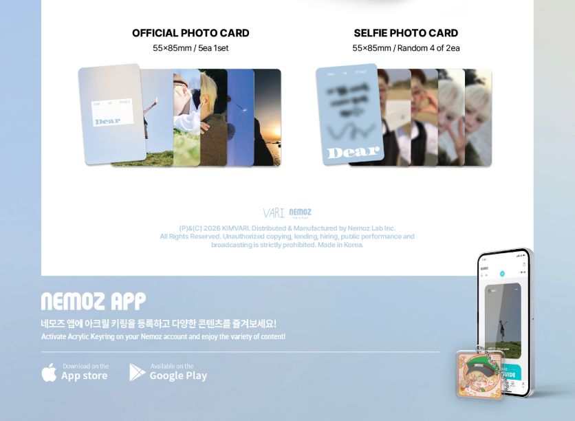 VARI (NINE.I) - DEAR (NEMO ALBUM) Nolae