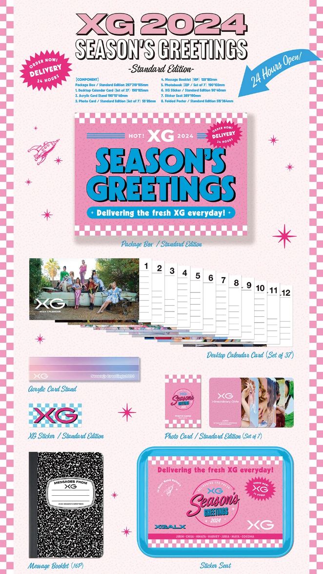 XG - 2024 SEASON'S GREETINGS SET Nolae