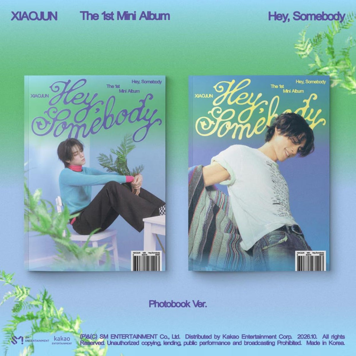 XIAOJUN (WAYV) - HEY, SOMEBODY (PHOTOBOOK VER.) Nolae