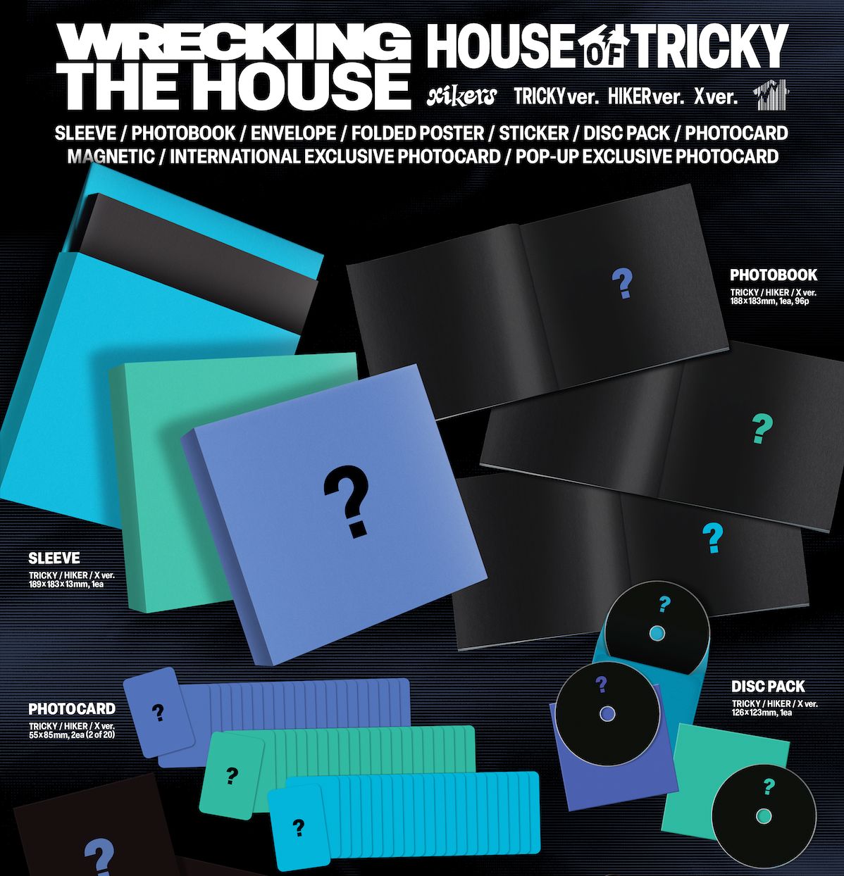 XIKERS - HOUSE OF TRICKY : WRECKING THE HOUSE (POP-UP EXCLUSIVE) Nolae