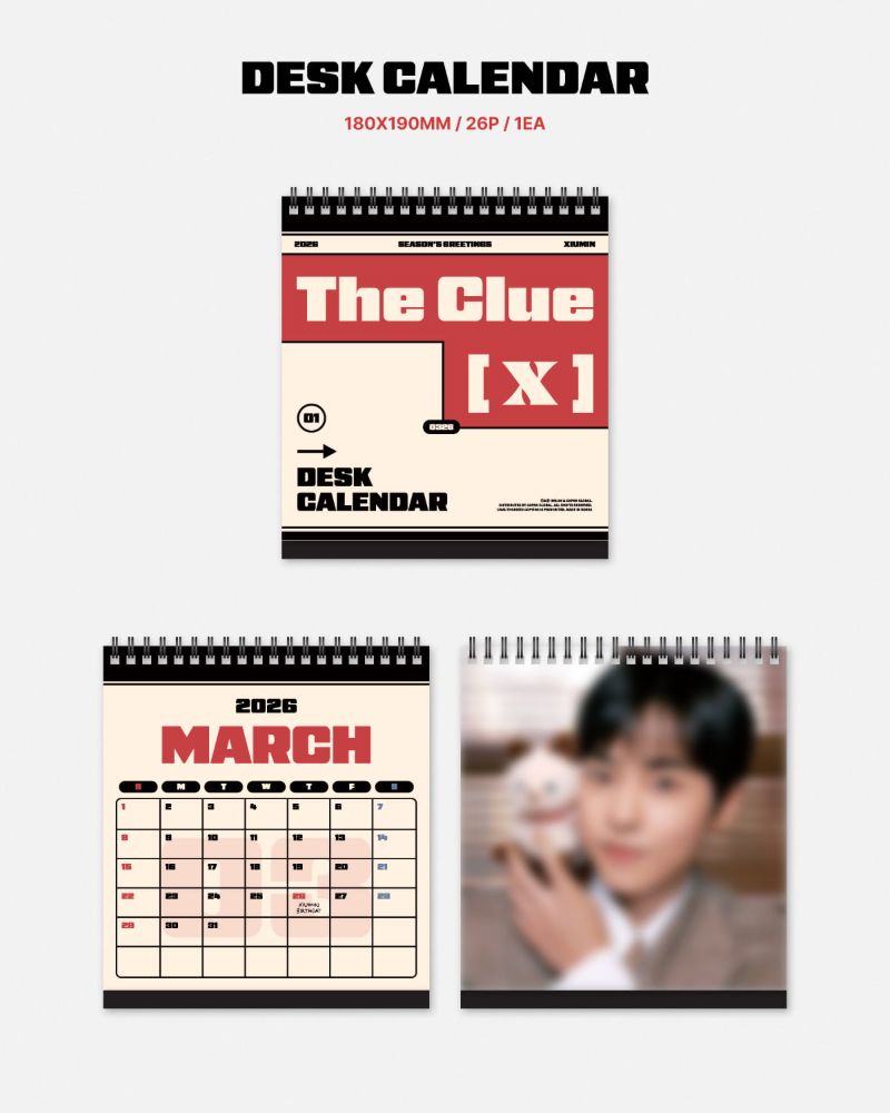 XIUMIN (EXO) - 2026 SEASON'S GREETINGS (THE CLUE [X]) + Extra Photocard Nolae