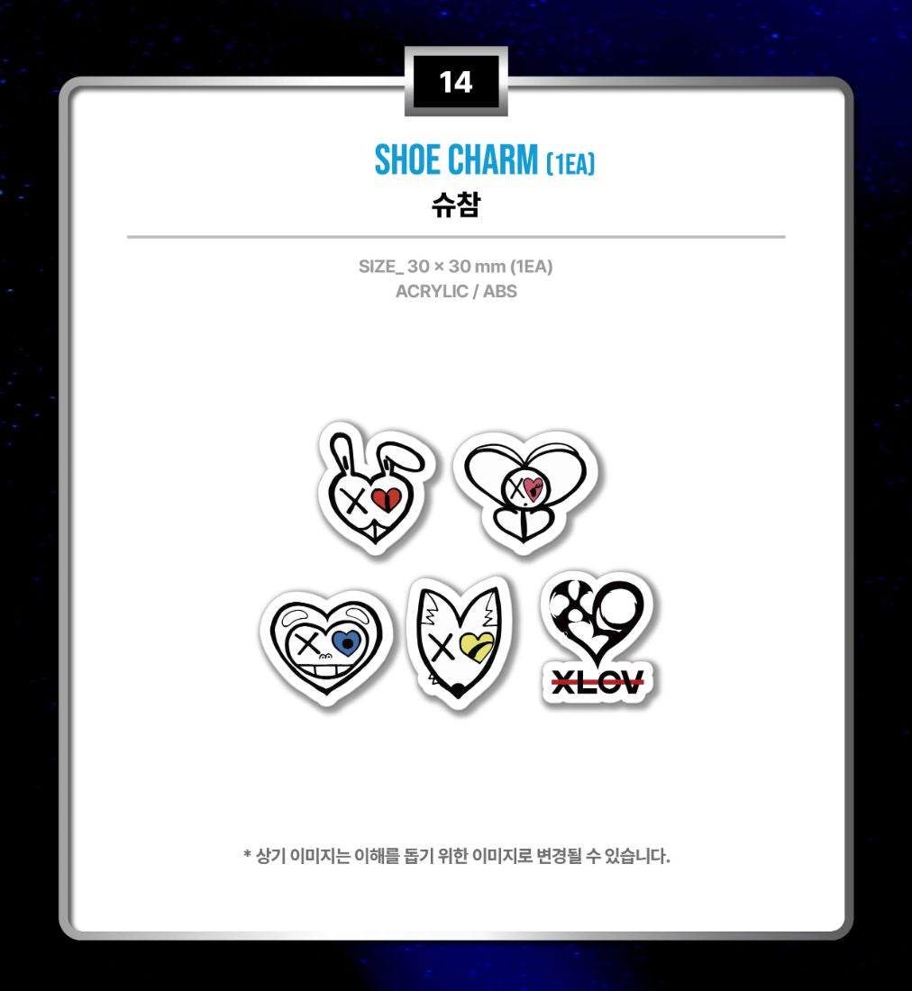 XLOV - SHOE CHARM (2026 ASIA TOUR 'SERVING-X' OFFICIAL CONCERT MD) Nolae
